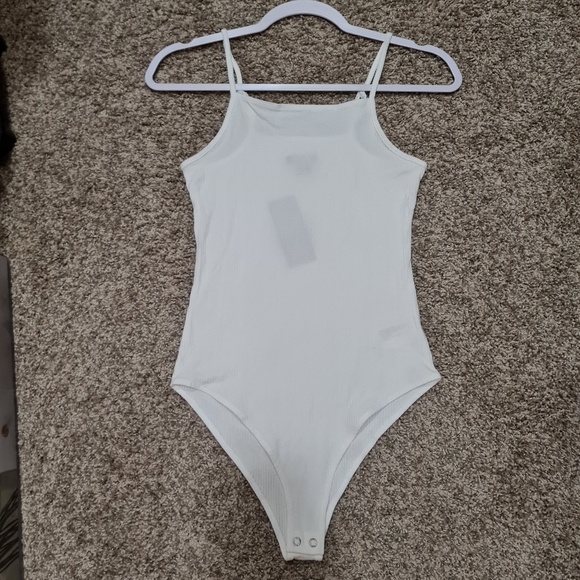 Women's Spaghetti Strap Bodysuit - Wild Fable™ Color White Sz Various - Picture 4 of 13